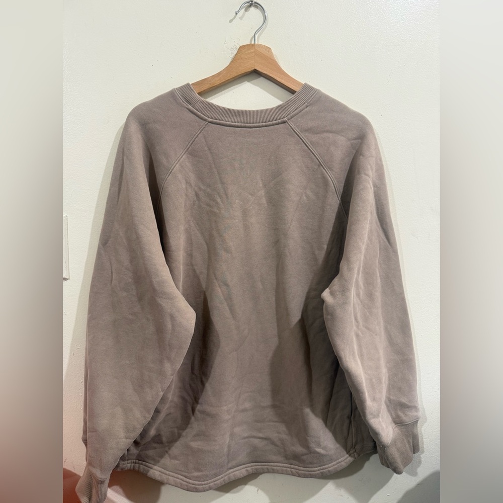 Vuori Taupe Crewneck Sweatshirt - Picture 3 of 3